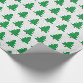 Decoratieve kerstboom cadeaupapier (Hoek)