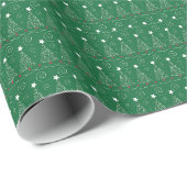Decoratieve kerstboom cadeaupapier (Rol Hoek)