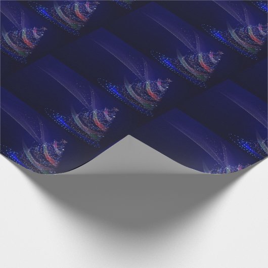 decoratieve kerstboom cadeaupapier (Hoek)