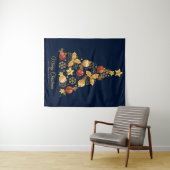 Decoratieve kerstboom wandkleed (In Situ (horizontaal))