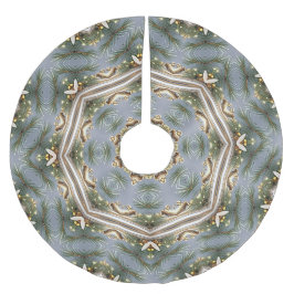 Decoratieve kerstboomzoom kerstboom rok