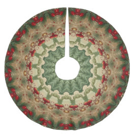 Decoratieve kerstboomzoom kerstboom rok