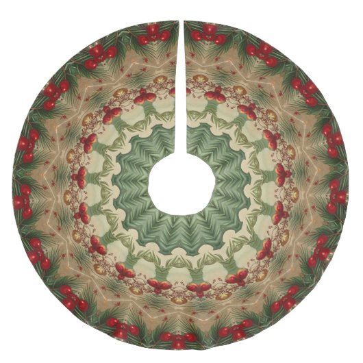 Decoratieve kerstboomzoom kerstboom rok (Voorkant)