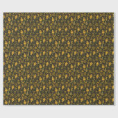 Decoratieve kerstdecoratie cadeaupapier (Vlak)