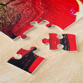 Decoratieve kerstgloben kunst legpuzzel (Zijkant)