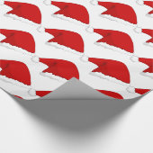 Decoratieve kerstkerstkerstkerstkerstkerstkerstker cadeaupapier (Hoek)