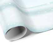 Decoratieve kerstsneeuw met glitter cadeaupapier (Rol Hoek)