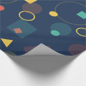 Decoratieve kerstsneeuw met glitter cadeaupapier (Hoek)