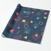 Decoratieve kerstsneeuw met glitter cadeaupapier (Uitgerold)