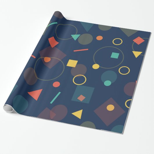 Decoratieve kerstsneeuw met glitter cadeaupapier (Uitgerold)