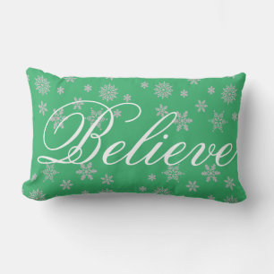 Decoratieve Kerstsneeuwvlok Geloof Vakantie Kussen