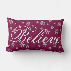 Decoratieve Kerstsneeuwvlok Geloof Vakantie Kussen