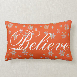 Decoratieve Kerstsneeuwvlok Geloof Vakantie Kussen