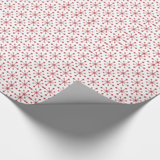 Decoratieve kerstster cadeaupapier (Hoek)