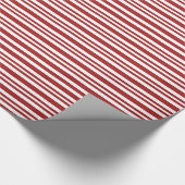 Decoratieve kerststrepen cadeaupapier (Hoek)