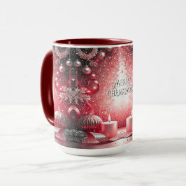 Decoratieve Kerstvakantie Mok