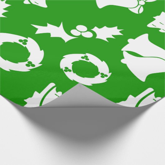 Decoratieve kerstversiering Elegant in Green Cadeaupapier (Hoek)