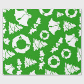 Decoratieve kerstversiering Elegant in Green Cadeaupapier (Vlak)