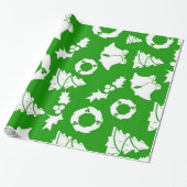 Decoratieve kerstversiering Elegant in Green Cadeaupapier (Uitgerold)