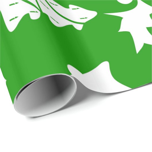 Decoratieve kerstversiering Elegant in Green Cadeaupapier (Rol Hoek)