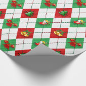 Decoratieve kerstversiering Elegant in White Cadeaupapier (Hoek)