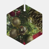 decoratieve kerstversiering glas ornament (Achterkant)
