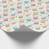 Decoratieve kerstversieringen cadeaupapier (Hoek)