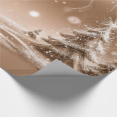 Decoratieve kerstversieringen met sneeuw cadeaupapier (Hoek)