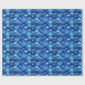 Decoratieve kerstversieringen met sneeuw cadeaupapier (Vlak)