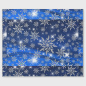 Decoratieve kerstversieringen met sneeuw cadeaupapier (Vlak)