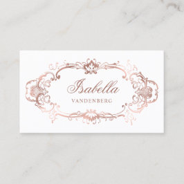 Decoratieve Klasse Vintage Chic Roze Goud Visitekaartje