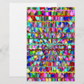 Decoratieve kleuren briefpapier (Voorkant / Achterkant)
