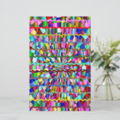 Decoratieve kleuren briefpapier (Staand voorkant)