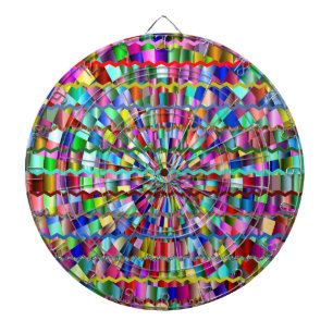 Decoratieve kleuren dartbord