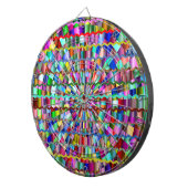 Decoratieve kleuren dartbord (Voorkant Rechts)