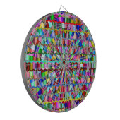 Decoratieve kleuren dartbord (Voorkant Links)