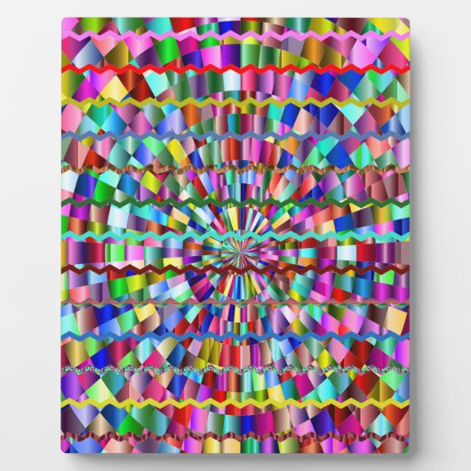 Decoratieve kleuren fotoplaat (Voorkant)