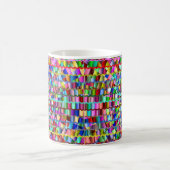 Decoratieve kleuren koffiemok (Center)