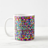 Decoratieve kleuren koffiemok (Links)
