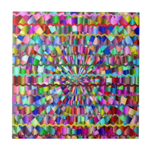 Decoratieve Kleuren Tegeltje