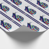 Decoratieve kleurige slak cadeaupapier (Hoek)