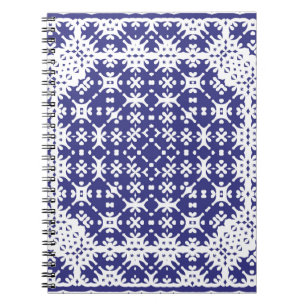 Decoratieve kleurkeramische azulejo-tegels. Minima Notitieboek