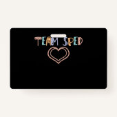 decoratieve kleurrijke ploeg speketel badge (Achterkant)