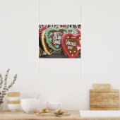 Decoratieve koekjes voor ontbijtkoek poster (Keuken)