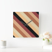 Decoratieve koffiewandklok vierkante klok (Huis)