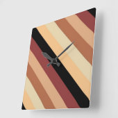 Decoratieve koffiewandklok vierkante klok (Hoek)