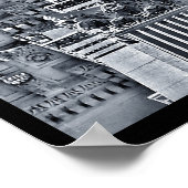 Decoratieve kolom poster (Hoek)