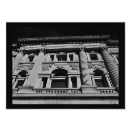 Decoratieve kolommen foto afdruk