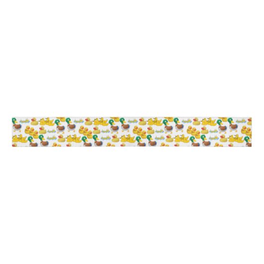 decoratieve koolstof donald duck grosgrain lint (Voorkant)