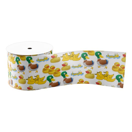 decoratieve koolstof donald duck grosgrain lint (Spoel)